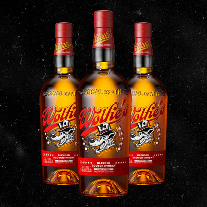 3x Wolfie's Whisky