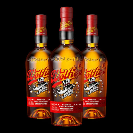 3x Wolfie's Whisky